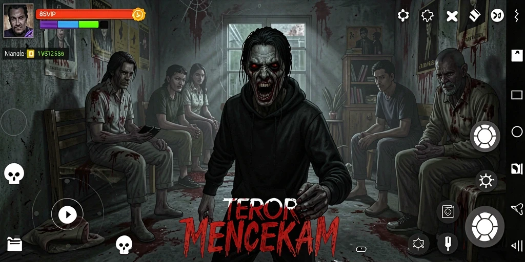 Gameplay menakutkan yang membawa Anda ke dalam kegelapan.