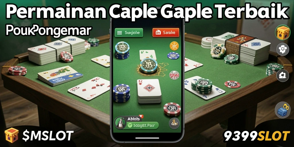 Screenshot menampilkan gameplay seru Gaple di 9399SLOT.