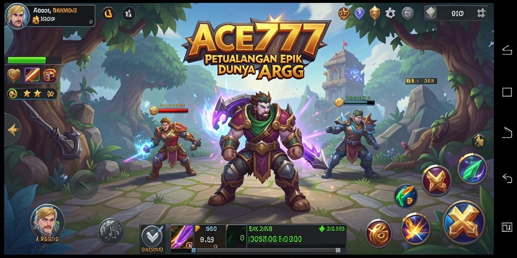 Tampilan gameplay ARPG yang seru dan mendebarkan.