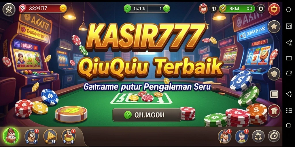 Tampilan gameplay seru saat bermain QiuQiu di KASIR777.