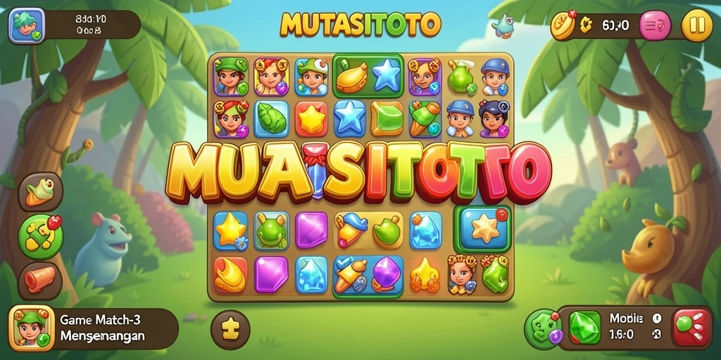 Tampilan gameplay MUTASITOTO yang menyenangkan dan penuh warna.