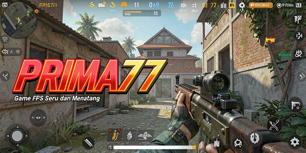 Tampilan gameplay PRIMA77 yang menegangkan dan dinamis.