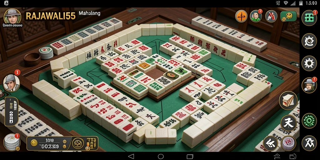 Screenshot utama menunjukkan gameplay Mahjong yang menantang dan seru.