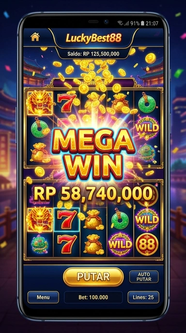 Tampilan antarmuka luckybest88 yang ramah pengguna.